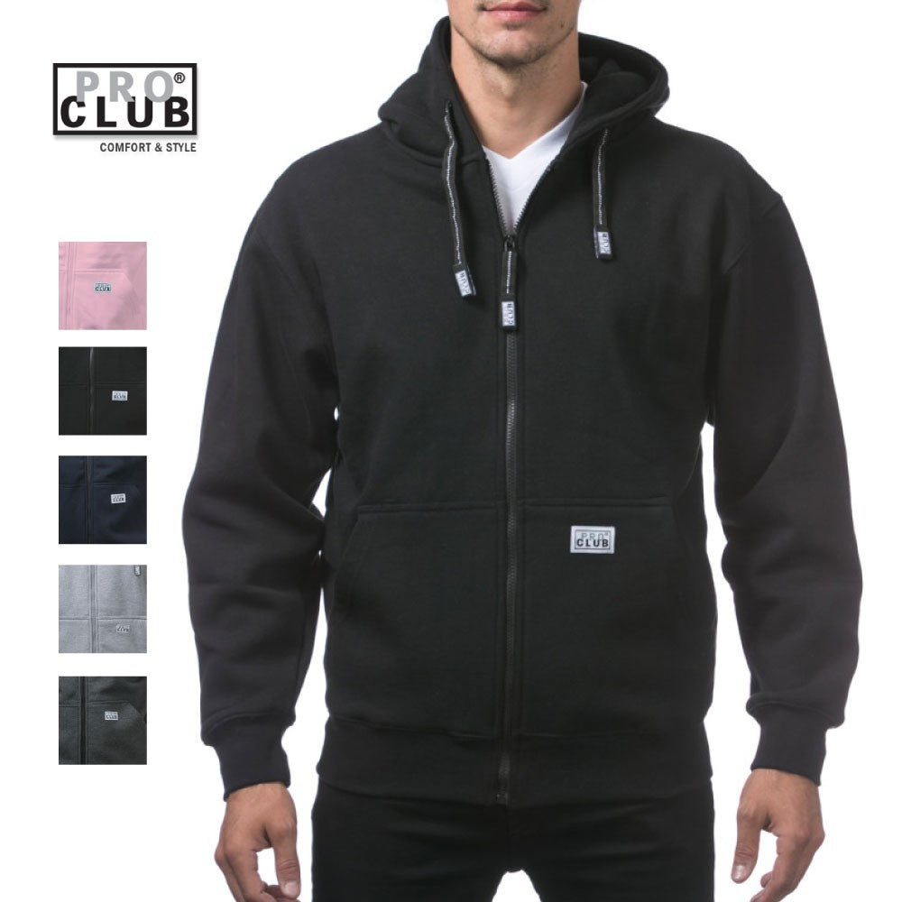 PRO CLUB ZIP-UP HEAVYWEIGHT HOODIE